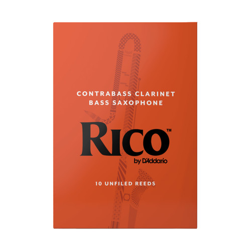 Rico RFA10 Contra Bass Clarinet / Bass Saxophone Reeds - 10 Pack