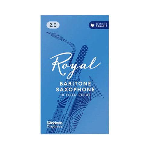 Rico Royal RLB10 Baritone Saxophone Reeds - 10 Pack
