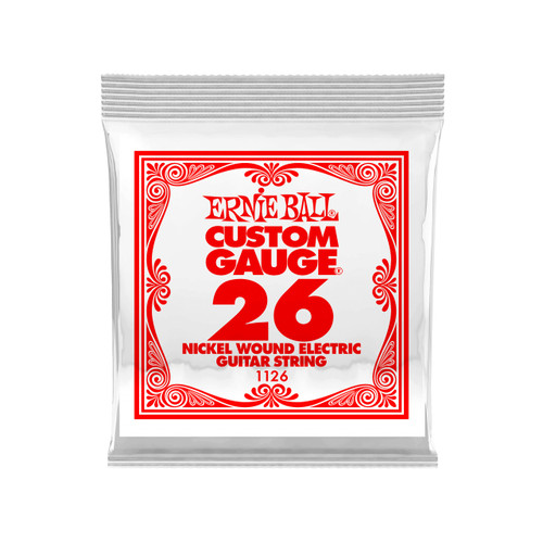 Ernie Ball Nickel Wound Guitar String Single - .026