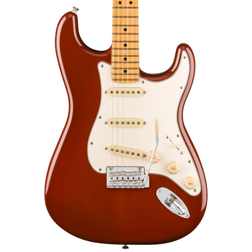 Fender Player II Stratocaster Electric Guitar - Transparent Mocha Burst with Maple Fingerboard