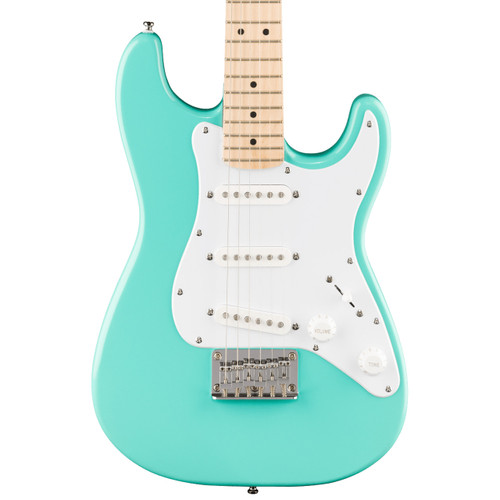 Squier Mini Stratocaster Electric Guitar - Sea Foam Green with Maple Fingerboard