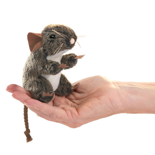 Folkmanis Puppets #2652 - Mini Field Mouse Finger Puppet
