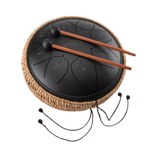 On-Stage Serenity Series C Major Pentatonic Steel Tongue Drum - Black