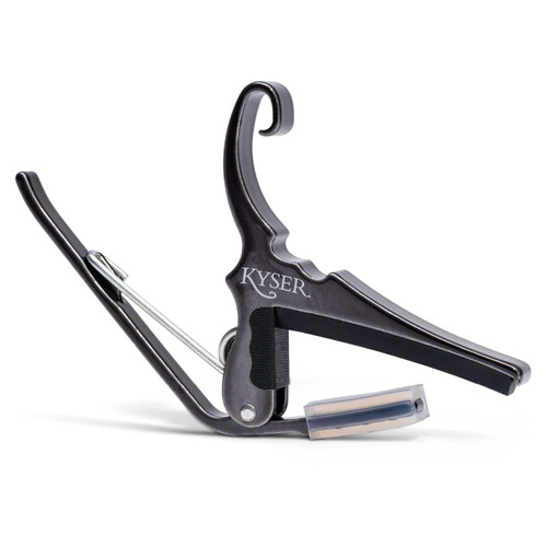 Kyser Quick-Change 6-String Acoustic Guitar Capo - Black Chrome