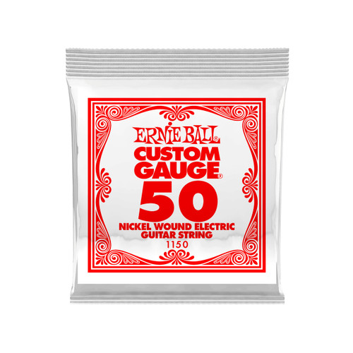 Ernie Ball Nickel Wound Guitar String Single - .050