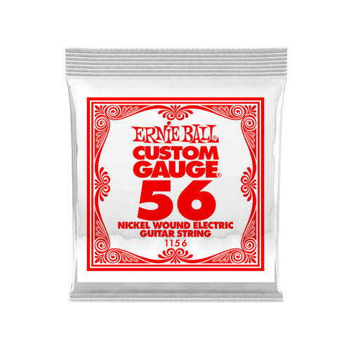Ernie Ball Nickel Wound Guitar String Single - .056