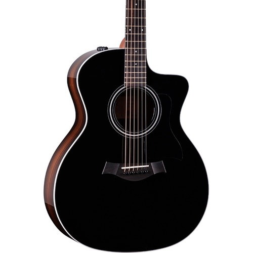 Taylor 214ce DLX Special Edition Blacktop Grand Auditorium Acoustic/Electric Guitar
