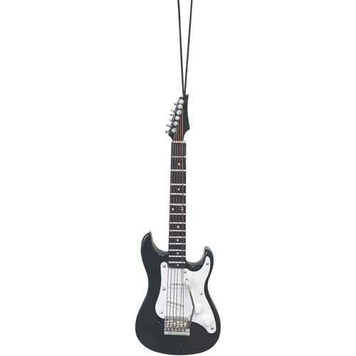 Electric Guitar Ornament - Black