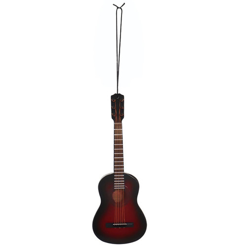 Acoustic Guitar Ornament - Brown
