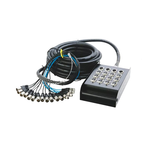 On-Stage SNK124100V2 - 100ft 12-Channel/4-Return Stage Snake