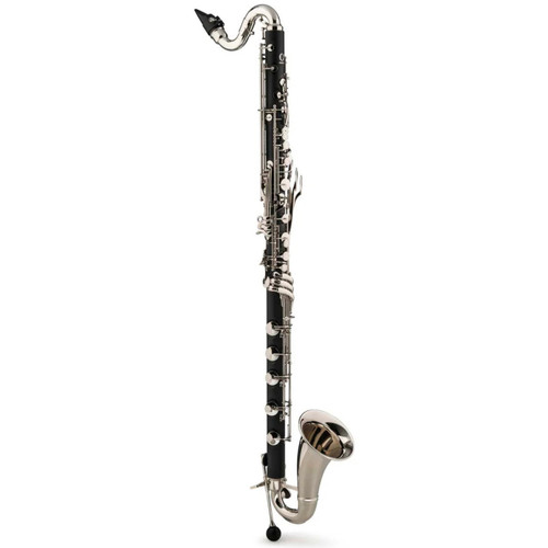 Backun Alpha Low C Bass Clarinet with Nickel Keys and Backpack Case