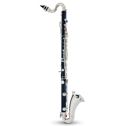 Side view of a standard bass clarinet.
