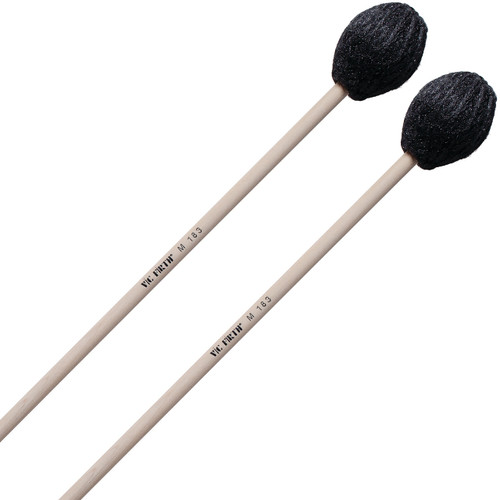 Vic Firth M183 Corpsmaster Multi-Application Series Yarn Marimba Mallets - Medium-Hard Synthetic Core