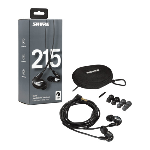 Shure SE215 Sound-isolating Earphones - Clear - Ted Brown Music