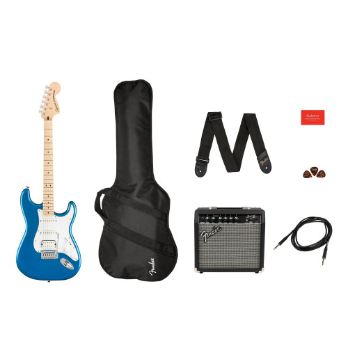 Squier Affinity Series Stratocaster Mustang Micro Pack - Ted Brown