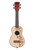 Kala Bamboo Top Ukadelic Soprano Ukulele