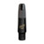 JodyJazz HR Baritone Saxophone Mouthpiece in glossy black with gold 'JodyJazz' and 'HR' lettering, featuring a protective patch on the tip.