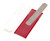 ReedGeek Plaque and Gauge Set for reed adjustment, featuring a metal tool partially in a red sleeve with clear plastic cover, displayed on neutral background.
