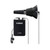 A Yamaha Silent Brass system with a black mute, control unit with Yamaha logo, and earphones connected by cables