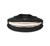 Inside view of a black Ahead cymbal bag with white fleece inserts.
