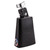 A black cowbell with a mounting bracket and wingnut on top, featuring the LP logo near the bottom.