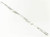 A clear Hall crystal glass piccolo with a slender design, featuring intricately etched dragonfly motifs along its length.