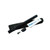Black Nuvo Toot beginner flute shown with a black carrying case, a cleaning rod, and an instruction booklet.