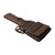 Brown Solera Series Premium Guitar Gig Bag with a sleek design, large front pocket with flap and buckle, dual handles, and padded protection.