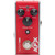 Fishman AFX AcoustiVerb pedal in red with three black knobs labeled Level, Tone, and Decay Time, a small toggle switch for Spring, Plate, and Hall reverb types, and a silver footswitch at the bottom. Fishman AFX AcoustiVerb pedal in red with three black knobs labeled Level, Tone, and Decay Time, a small toggle switch for Spring, Plate, and Hall reverb types, and a silver footswitch at the bottom.