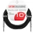 Gator Cableworks Backline Series 10 ft (3.0 m) instrument cable with black coiled cable and straight 1/4-inch connectors, displayed in retail packaging featuring sound performance branding.