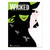 Front cover of Wicked piano solo sheet music book with iconic green witch illustration and Hal Leonard branding.