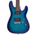 Schecter C-6 Plus electric guitar in Ocean Blue Burst finish with quilted maple top and dual humbuckers.