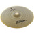 Zildjian low-volume crash cymbal with perforated design for reduced sound, featuring a golden finish and Zildjian logo printed on the surface.