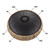 Meinl Sonic Energy Medium Octave Steel Tongue Drum in black finish with decorative lotus-style cutouts and woven rope border. Each tongue is labeled with its musical note: G3, E4, G4, C#4, F#4, B3, D4, and F#3.