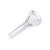Mutec LTBN Plastic 6.5AL Small Shank Trombone Mouthpiece - Clear