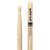 Close-up of a single ProMark drumstick with wood tip and "Shira Kashi Oak Attack 5A" label.