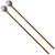 Two Vic Firth mallets with wooden handles and metal heads positioned side by side against a white background.