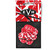 A pack of red guitar picks with EVH logo and signature design.