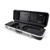 An open black Gator Andante Series violin case with a padded interior.