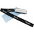 A silver Fender harmonica with a lanyard and cloth included.