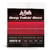 A package of LaBella Deep Talkin' Bass guitar strings with red flatwound stainless steel strings visible through clear plastic packaging.
