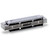 A silver harmonica with "Blues Bender" engraved on it, showing all 10 holes and keys.