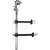 A Gibraltar double bongo mount with adjustable arms against a white background.
