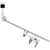 A Gibraltar cymbal arm with clamp and adjustable section against a white background.
