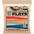 A package of Ernie Ball medium light gauge flatwound electric guitar strings with a colorful design and specifications listed on it.