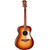 Full-body view of a Taylor Ben Harper Gold Label 512e Special Edition acoustic guitar angled slightly to the right, showing the sunburst top, soundhole, white pickguard, and wood grain along the side against a white background.
