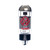 JJ Electronic 6L6GC power vacuum tube with a black base and red logo branding centered on a white background.