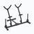 On-Stage Double Alto/Tenor Saxophone Stand with Clarinet/Flute Pegs
