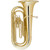 King 1140W - 4/4 Size 3-Valve Student BBb Tuba with Case