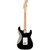 Squier Sonic Stratocaster Left-handed Electric Guitar - Black with Maple Fingerboard